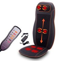 Kendal Shiatsu Massage Seat Cushion with Heat and 3 Massage Modes,Back and Neck Massager for Home Office Seat use CM8809