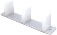 Prime-Line Products N 6563 Prime Line Universal Door Guide, 4-3/16 in L X 1 in W, Plastic, quot, White