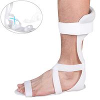 Echaprey Adjustable Swedish Ankle Foot Orthosis (AFO) for Foot and Ankle Support (Left, L)