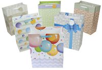 12 Piece Medium Designer Gift Bags, 12.75" × 10" × 5"