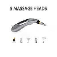 XISURE USB Rechargeable Energy Acupuncture Pen,Acupuncture Pen,Pulse Massage Pen, with 5 Massage Head Function Energy Pain Therapy Relief.
