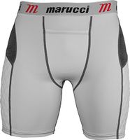 Marucci Youth Elite Padded Slider Shorts with Cup, X-Large, White