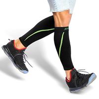 Calf Compression Sleeve, Calf Leg Compression Sleeves Graduated Compression for Blood Circulation Improvement, Pain Relief, Injury Recovery, Calf Shin Support Fits Men and Women