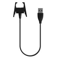 Black USB Charger Cable Replacement USB Charger Adapter Cable Cord Suitable for Fitbit Charge 2 Bracelet Wristband