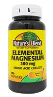 Elemental Magnesium Amino Acid Chelate 300 mg 100 Caps