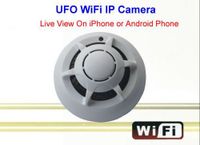 UFO WiFi Wireless IP Camera Spy Smoke Detector Surveillance Camera Video Recorder For iPhone Android Smart Phone