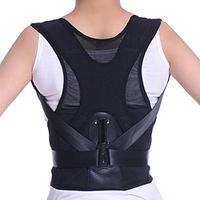 Tcare Adjustable Posture Corrector Waist Shoulder Brace Back Support, Back Lumbar Pain Relief Belt for 8-16years Children Kids