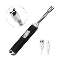 ORYCOOL Candle Lighter Rechargeable Flameless Lighter Safety USB Windproof Long Lighter with 360° Flexible Rotate Electric Arc Lighter for Home Kitchen Cooking BBQ Camping Stove Outdoor Activits