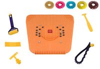 Acupressure Pyramid Magnetic Pain Relief Power Mat Kit (Mini Roll, Tongue Tonner, ACU Jommy, Power Thumb, Power Strip) + Free 5 Sujok Rings