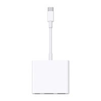 USB-C Digital AV Multiport Adapter with USB Port White Durable for Apple
