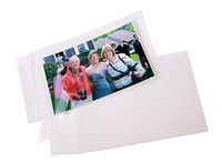 4.75" x 6.5" Clear Self Seal 1.5" Lip Resealable Poly Plastic Bags 1.6 Mil (1000 Count)