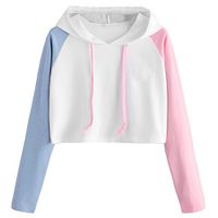 FRC0LT Hoodies, Womens Kawaii Clouds Printing Long Sleeve Casual Sweatshirt Pullover (L2, White 3)