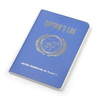 The Unemployed Philosophers Guild Star Trek Captain ́s Log Large Notebook