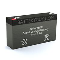 6v 7Ah Rechargeable Sealed Lead Acid (Rechargeable SLA) Battery ~ BG-670