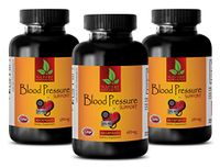 Reduce Blood Pressure Naturally - Blood Pressure Support 690 Mg - Dietary Supplements - Green Tea Pills Fat Burner - 3 Bottles 180 Capsules