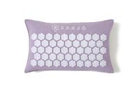 Kanjo - Premium Aroma Lavender Acupressure Pillow - 100% Cotton Linen - Buckwheat Chaff and Lavender Fill - Relieves Back Pain and Neck Pain