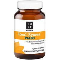 Real-Zymes™ Paleo Digestive Enzymes Supplement with Probiotics for Better Digestion - Natural Support for Relief of Bloating, Gas, Belching, Diarrhea, Constipation, IBS, etc. - 90 Caps