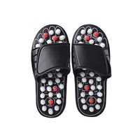 Foot Massage Slippers Acupuncture Therapy Massager Shoes for Foot Acupoint Reflexology Feet Care Massageador Sandal,White,42/43