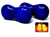 Blissful (Starlight)(Set of 2) Synergy Stone - Contoured Hot Stone Massage Tools - Deep Heat for Muscle Tension Relief - Relaxing and Therapeutic - Ultra-Smooth for on Skin with Oil or Over Clothes