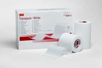 Medical Tape 3M Transpore Adhesive 1 Inch X 10 Yards NonSterile, 12 Per Box- 1534-1 by 3M