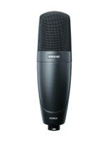 Shure KSM32/CG Embossed Single-Diaphragm Cardioid Condenser Stage Microphone, Charcoal Grey