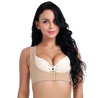 iiniim Posture Corrector Hunchback Relief Humpback Correction Brace Chest Bra Support for Woman Nude B/C(tag XL)