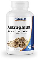 Nutricost Astragalus Capsules 550mg, 240 Capsules - Non-GMO and Gluten Free