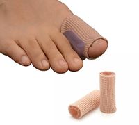 Medipaq Gel Toe Separator Tube Bandage Plus Gel Tube Bandage Length - Allow Sore/Injured Toes and Fingers to Heal Quickly - Great Value Dual Pack Single Pack (1 of Each)