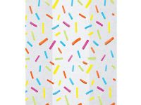 Colorful Candy Sprinkles 4x2x9 INCI Medium Cello Cellophane Treat Food Snack Bags Shanna644 (10ct)