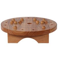 Wei Hong Home Foot Massagers Wooden Foot Bath Step Stool Foot Reflex Zone Massage Stool Foot Bath Barrel Stool Fumigation Stool Point Beads (Color : Wood Color, Size : 285cm)