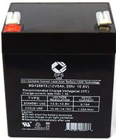 12V 5Ah UPG UB1250 Sealed Lead Acid Replacement Battery SPS Brand (1 Pack)