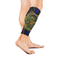 SLHFPX Leg Sleeve US Army Retro Military Police Compression Socks Support Non Slip Calf Sleeves - Improve Circulation for Shin Splint, Calf Pain Recovery, Running, Cycling, Travel, Sports 1 Pair