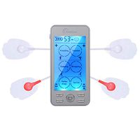 Tens Unit 24 Massage Modes [Lifetime Warranty] EMS Device Muscle Stimulator Handheld Massager Back Shoulder Neck Pain Relief Electro Therapy Carpal Tunnel Tendonitis Plantar Fasciitis [New Model]