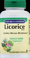 Nature'S Answer Licorice Root 450Mg 90 Cap