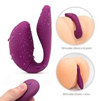 Wireless U Shape Couple Love Stimulation Remote Control Clitorials Gspotter Toy USB Rechargeable Waterproof Wand for Sore Back Foot Neck Leg Waterproof Function