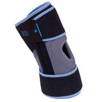 Prim Knee Brace Support, Wraparound Open Patella Knee Support for Arthritis, Knee Support with Side Stabilizers and Patella Pads, Best Comfort Fit Breathable Medical Grade Knee Wrap (1 Size)