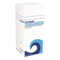 Boardwalk JSTU775B50 Jumbo Straws, 7 3/4", Plastic, Black, Unwrapped, Pack of 250 (Case of 50 Packs)