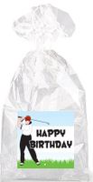 Golf Party Favor Bags with Ties - 12pack