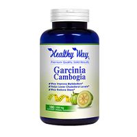 Healthy Way 100% Pure Garcinia Cambogia Extract - 180 Capsule - Natural Weight Loss Diet Supplement - NON-GMO 100% Money Back Guarantee!