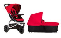 Mountain Buggy 2015 Swift Stroller with Carrycot Plus (Berry)