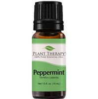 Plant Therapy Peppermint Essential Oil | 100% Pure, Undiluted, Natural Aromatherapy, Therapeutic Grade | 10 Milliliter (⅓ Ounce)