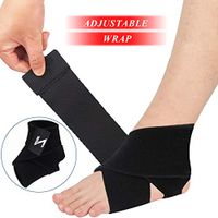 Ankle Support, Ankle Brace for Men and Women, Ankle Stabilizer for Plantar Fasciitis, Ankle Wraps for Achilles Tendon, Minor Sprains, Sports –One Size Fits All