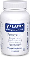 Pure Encapsulations - Potassium (Aspartate) - Hypoallergenic Supplement to Support Nerves, Muscles, Blood Flow, and Cardiovascular Health - 90 Capsules