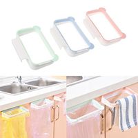 Hukai Kitchen Cupboard Hanging Stand Trash Garbage Rubbish Storage Bag Rack Holder