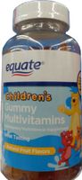 Children's Gummy Multivitamins, 190ct, By Equate, Compare to L'il Critters Gummy Vites