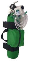 R&B Fabrications 475GR Nylon Oxygen"Depth" Cylinder Sleeve with Pocket, Green