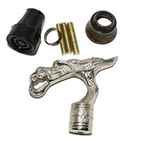 Nautical World Antique Silver Dragon Handle for Designer Walking Canes