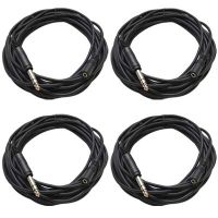 Seismic Audio Stage And Studio Patch Cable (SA-iEFRM25-4Pack)