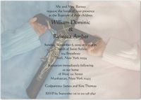 Dual Christening Baptism Christening Invitations - Set of 20