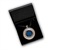5G Pendant is Designed to Block Against Harmful 5G RF Ultra-high Frequencies Radiation Sources Such as 4G and 5G Cell Phone Towers Silver Colored Metal